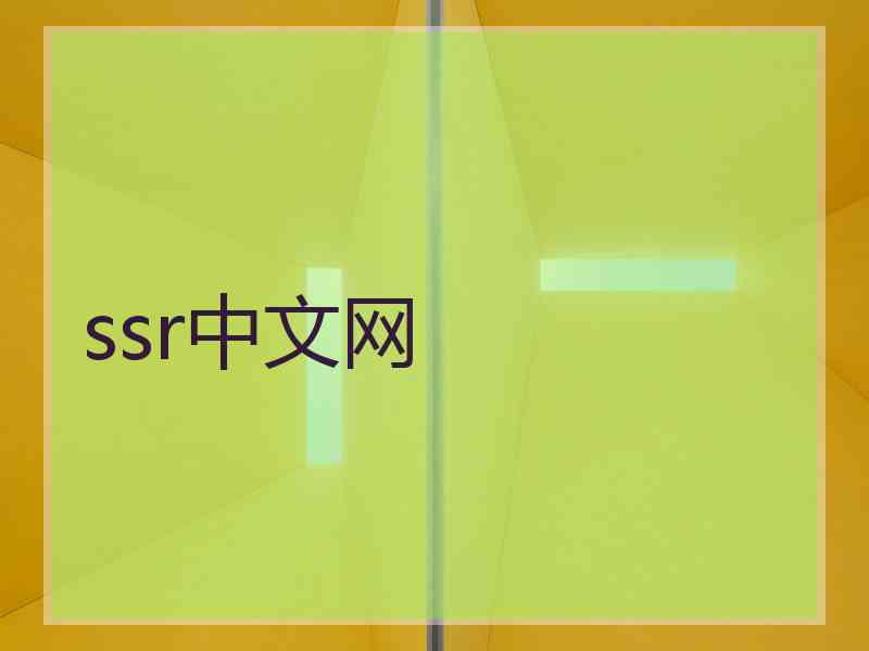 ssr中文网