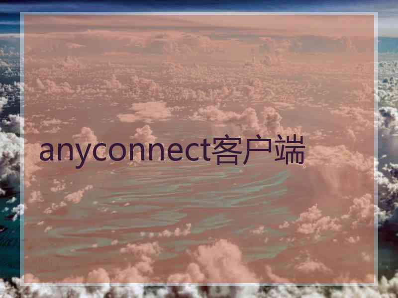 anyconnect客户端