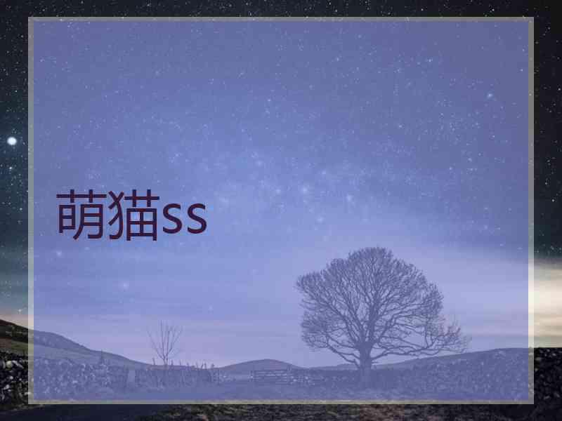 萌猫ss