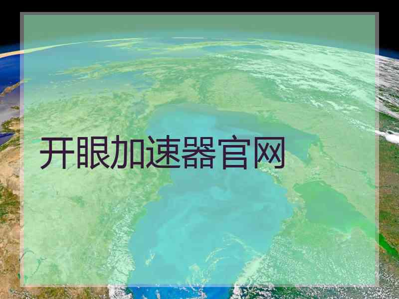开眼加速器官网