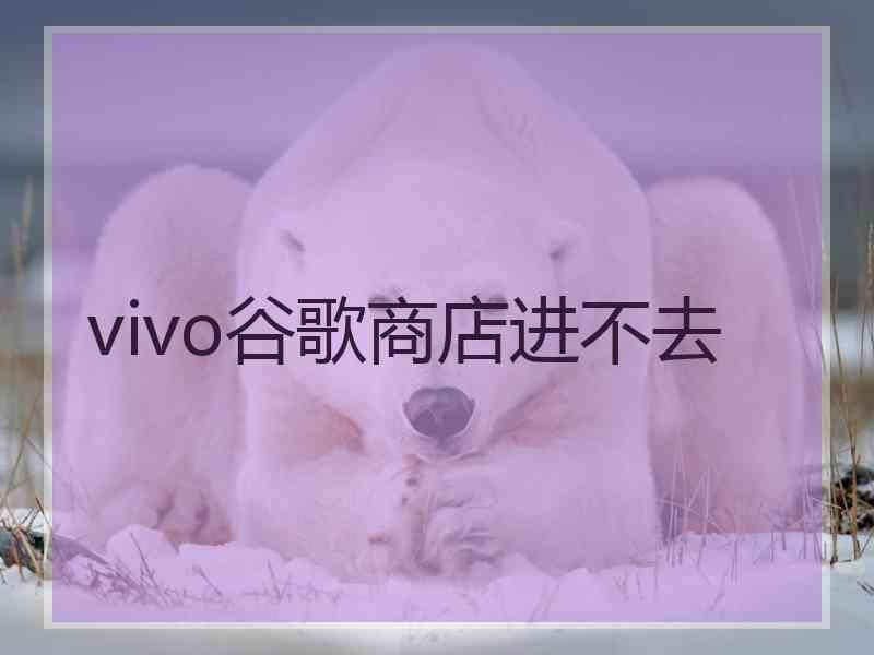 vivo谷歌商店进不去