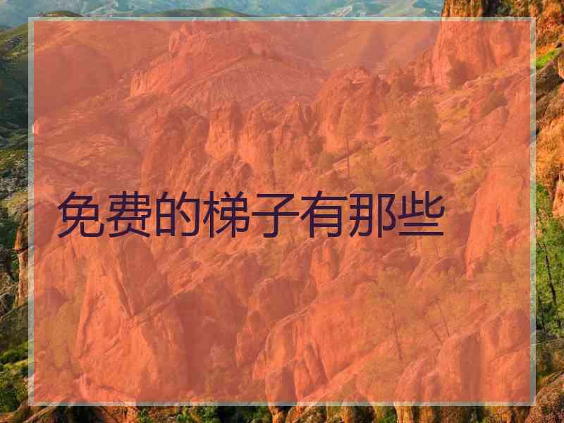 免费的梯子有那些