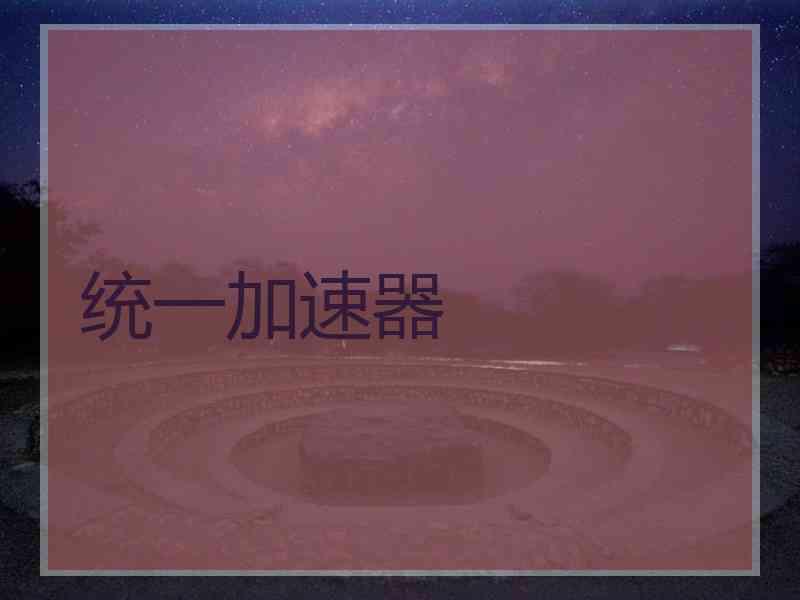统一加速器