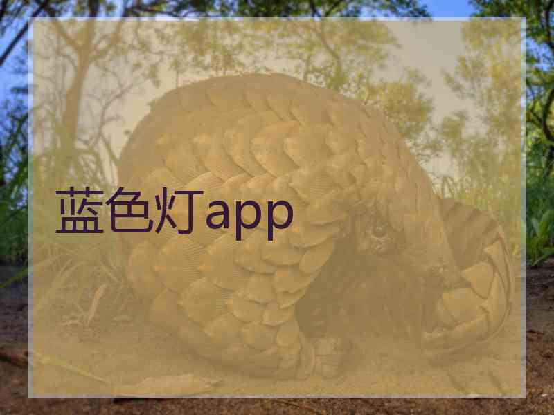 蓝色灯app