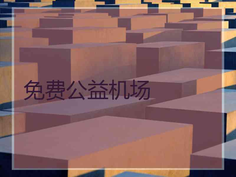 免费公益机场