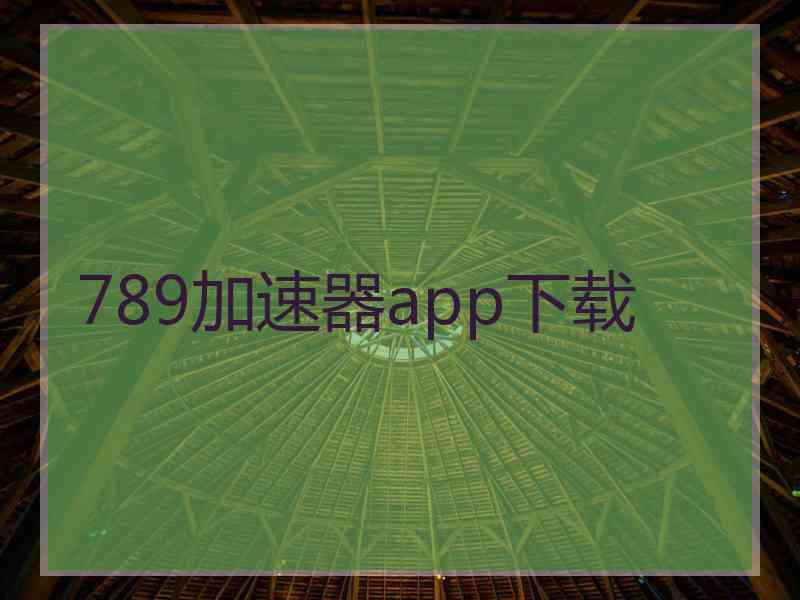 789加速器app下载