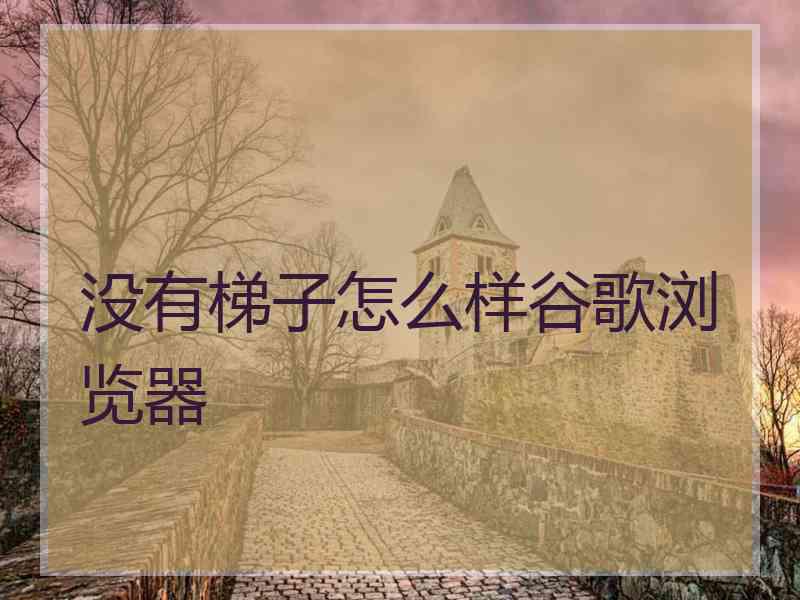 没有梯子怎么样谷歌浏览器