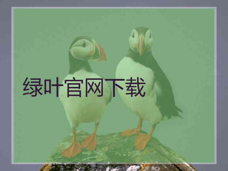 绿叶官网下载