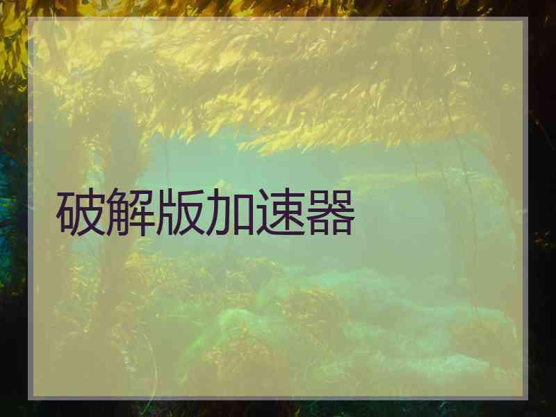 破解版加速器