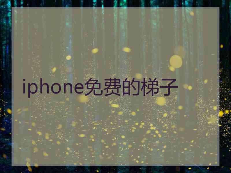 iphone免费的梯子