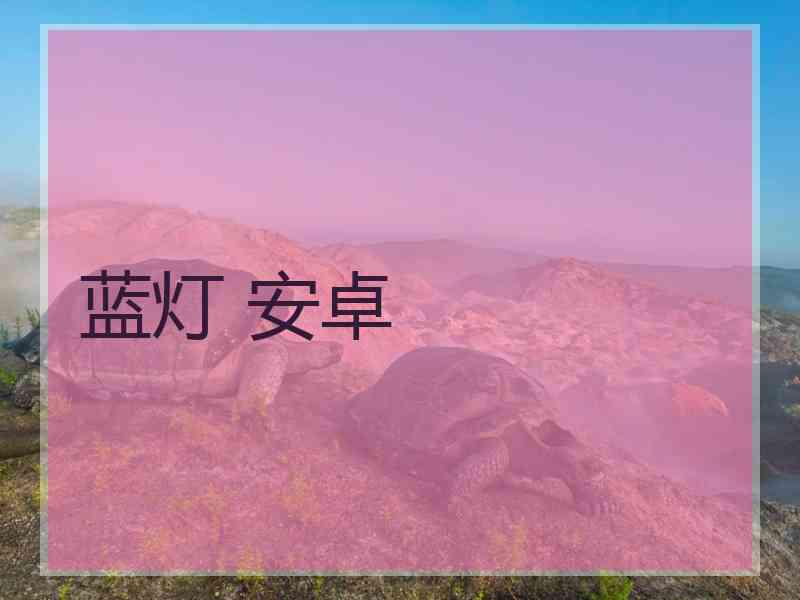 蓝灯 安卓