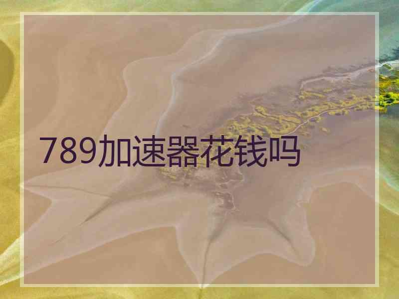 789加速器花钱吗