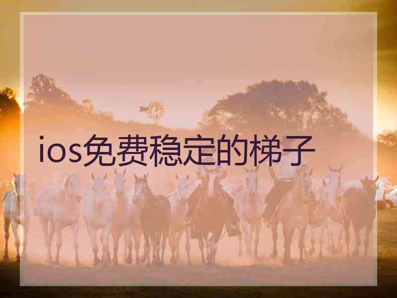 ios免费稳定的梯子