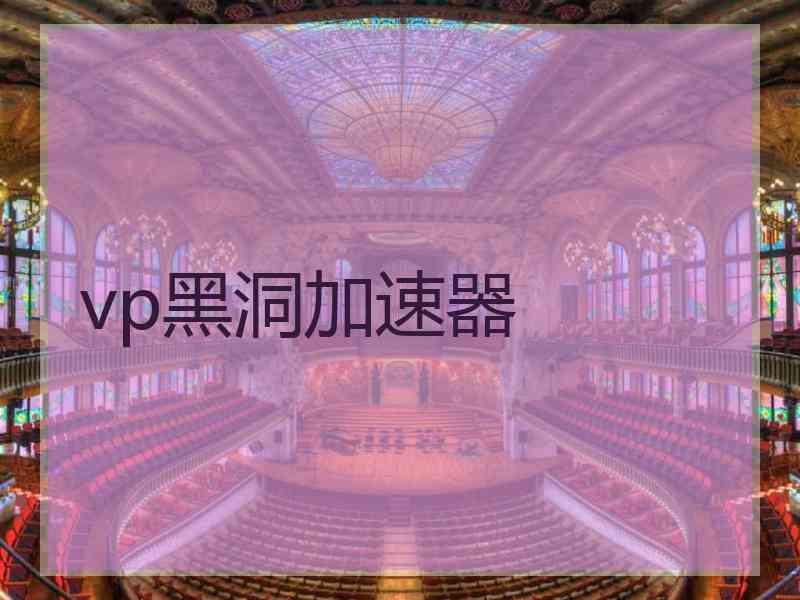 vp黑洞加速器