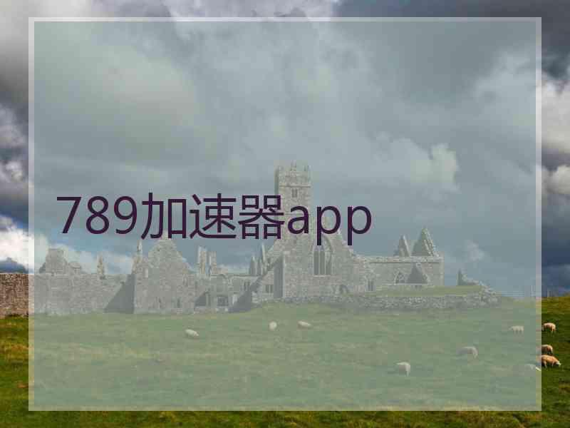 789加速器app