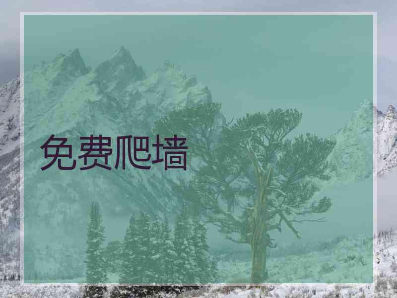 免费爬墙