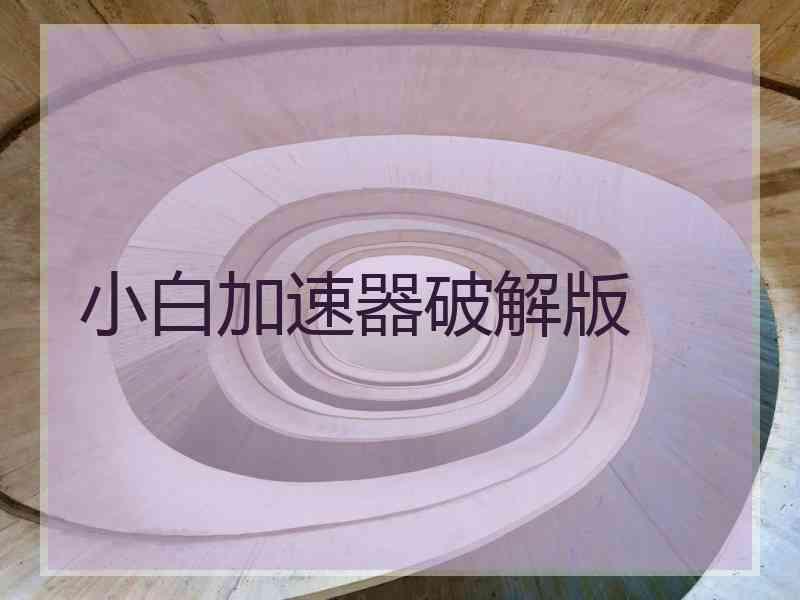 小白加速器破解版