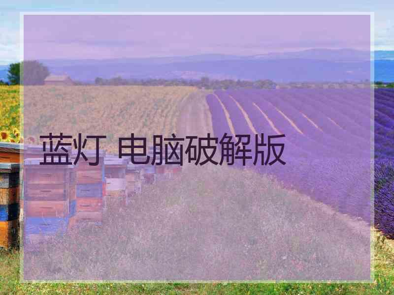 蓝灯 电脑破解版