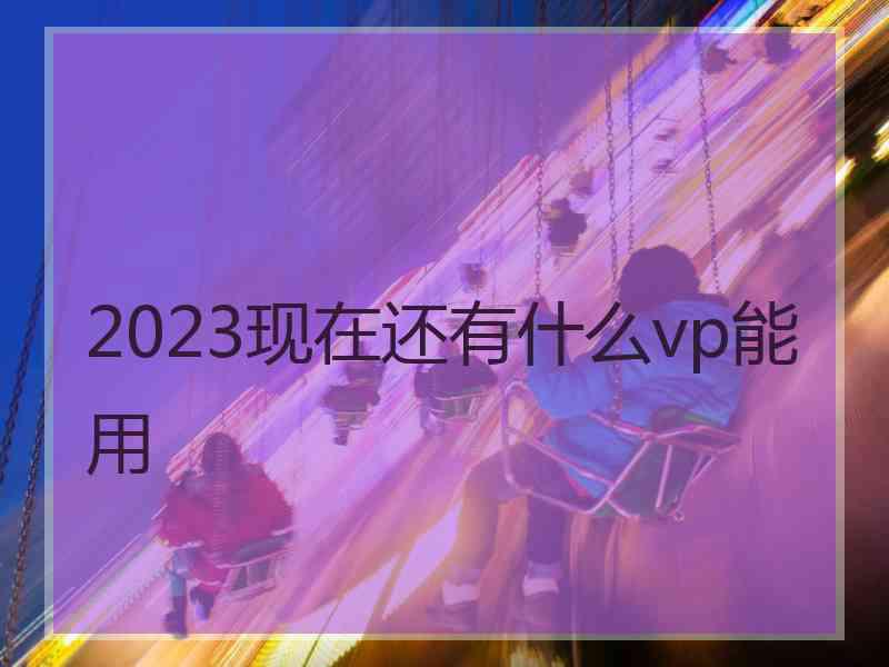 2023现在还有什么vp能用